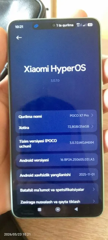 Poco x7 pro holati zoʻr — фото 2