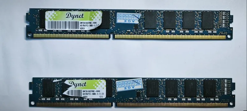 Оперативная память DDR3 8GB комплект 2x4GB Dynet (Hynix) для ПК