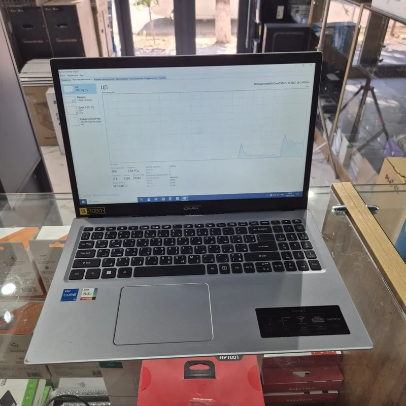 Noutbuk Acer Aspire i5 11th 8/512 ssd 15,6 1
