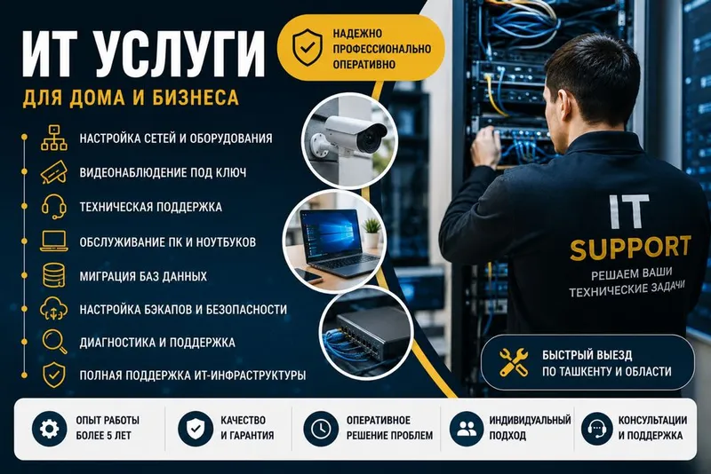Профессиональные ИТ-услуги для дома и бизнеса