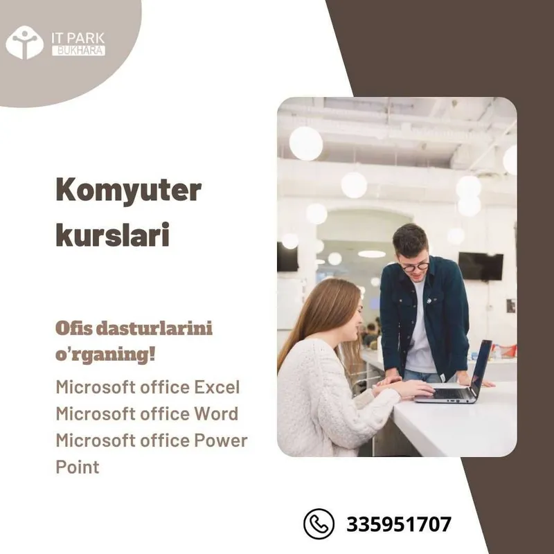 Kompyuter kurslariga qabul davom etmoqda! — фото 3