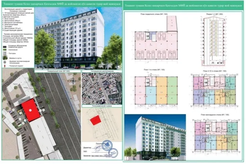 Продается участок под строительство ЖК келес - Район: Ташкентская обл