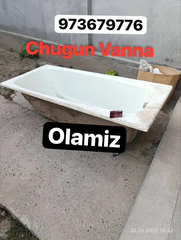 Chugun vanna chugun batariyalar olamiz