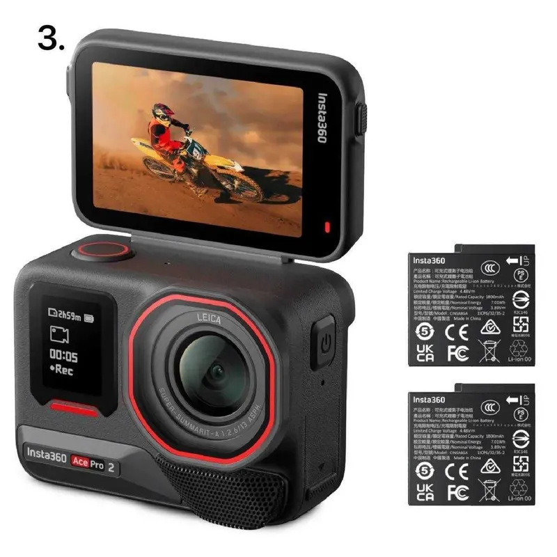Insta360 Ace Pro 2 Dual Battery Bundle / новый 2 Insta360 Ace Pro 2 Dual Battery Bundle / новый 2