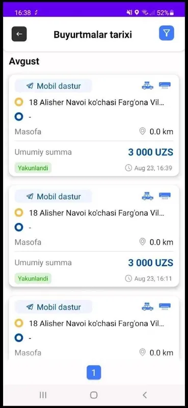 Taxi Programma, Taxi dastur, Taksometr, Taksometr, taksi programma 2