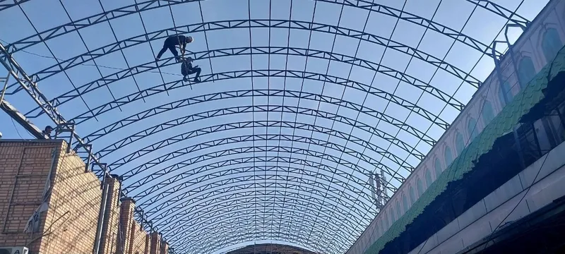 Баннер тент банер установка сетка — фото 6