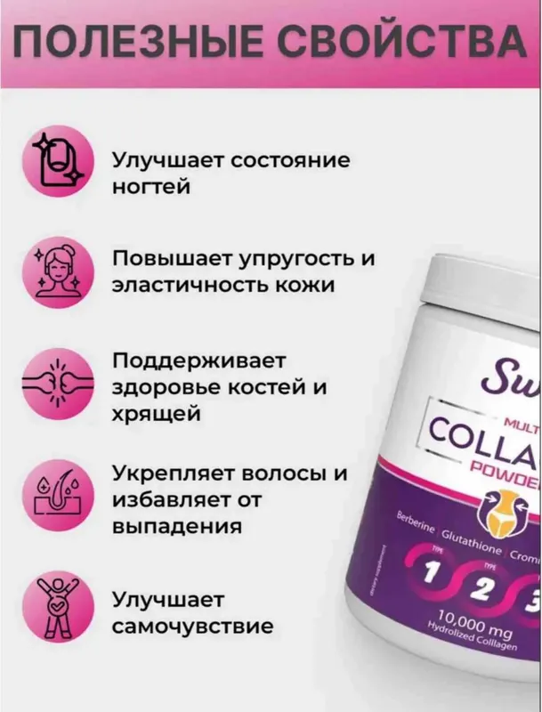 Multi Collagen Powder Swiss Bork — фото 2