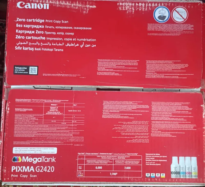 Canon PIXMA G2420 МФУ / Принтер + Сканер + Копир / MegaTank 2 Canon PIXMA G2420 МФУ / Принтер + Сканер + Копир / MegaTank 2