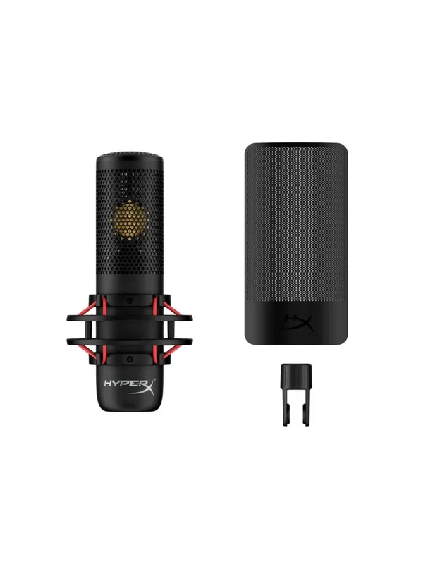 Игровой микрофон HyperX ProCast, XLR, студийный, антивибрационный подвес, черный — фото 5