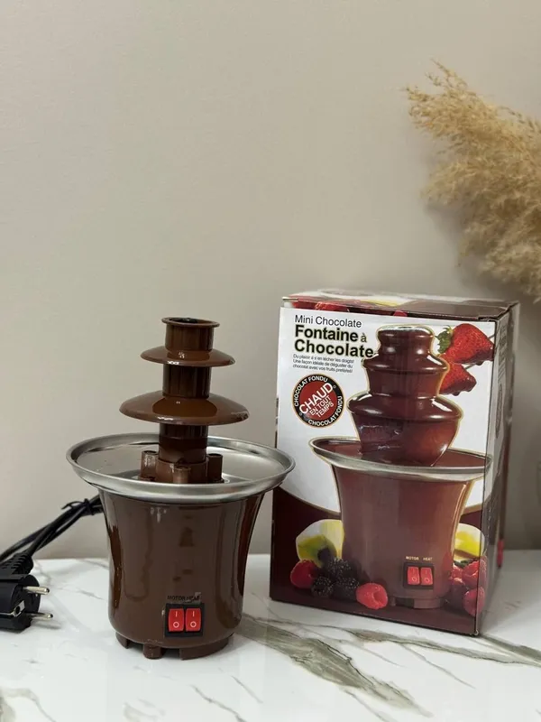 Фонтан шоколадный Фондю Mini Chocolate Fondue Fountain — фото 2