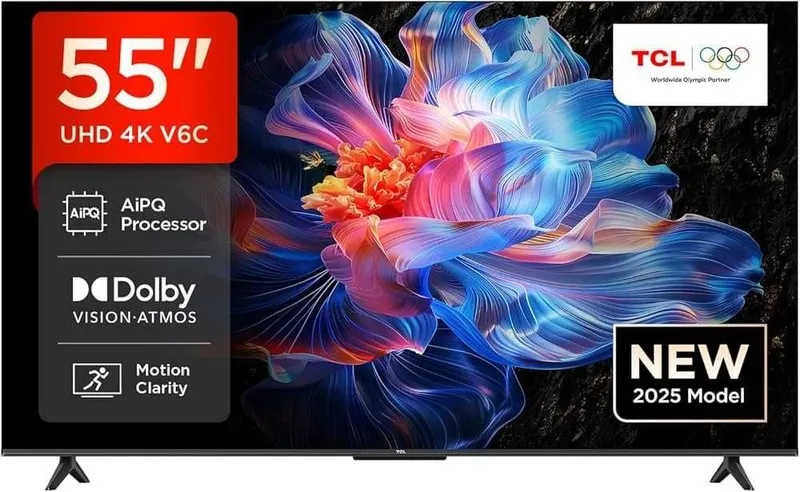 Телевизор TCL 55 V6C LED 4K 60hz Google TV голосовой управления есть — фото 2