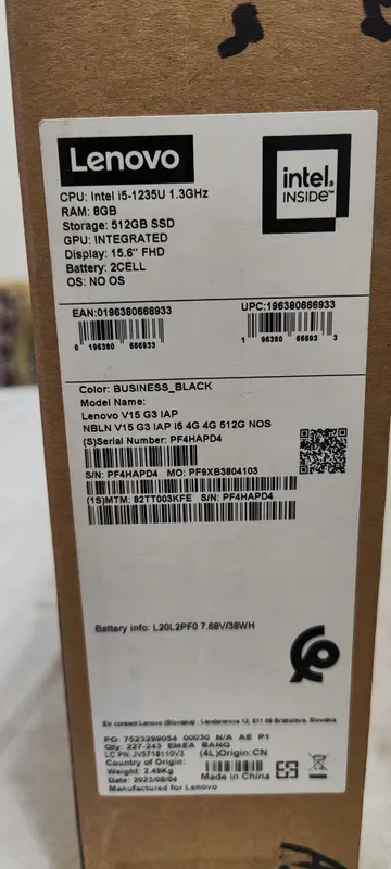 Lenovo i5-1235U 2