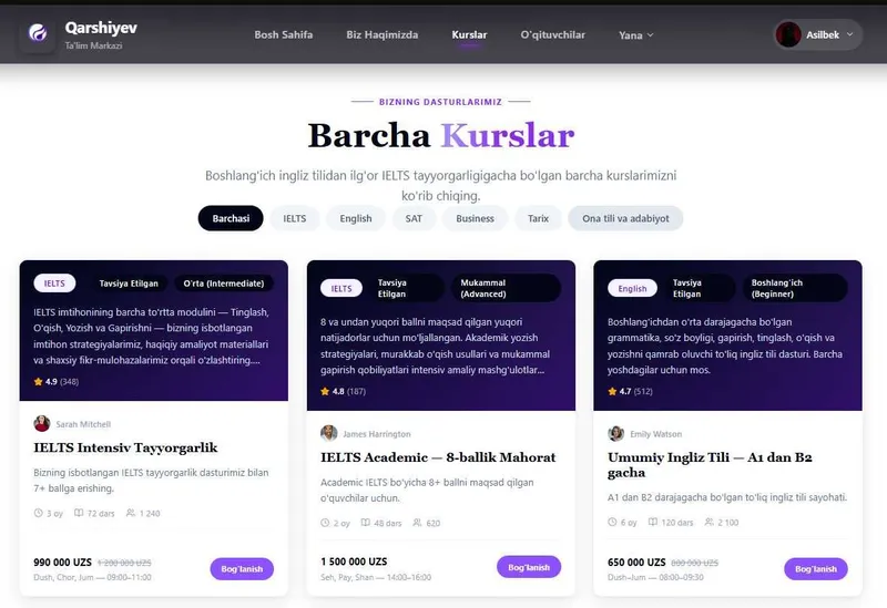Premium web-sayt yarataman | Telegram bot | Landing Page 4 Premium web-sayt yarataman | Telegram bot | Landing Page 4