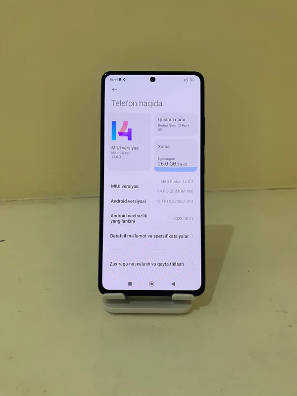 Redmi Note 12 Pro Plus 5G (8/256) ideal srochna — фото 1