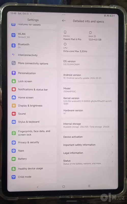 планшет xiaomi pad 6 pro 12/256 (blue) 2 планшет xiaomi pad 6 pro 12/256 (blue) 2