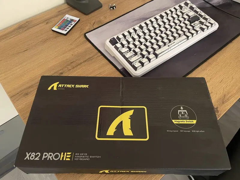 клавиатура attack shark x82pro he магнитка 1