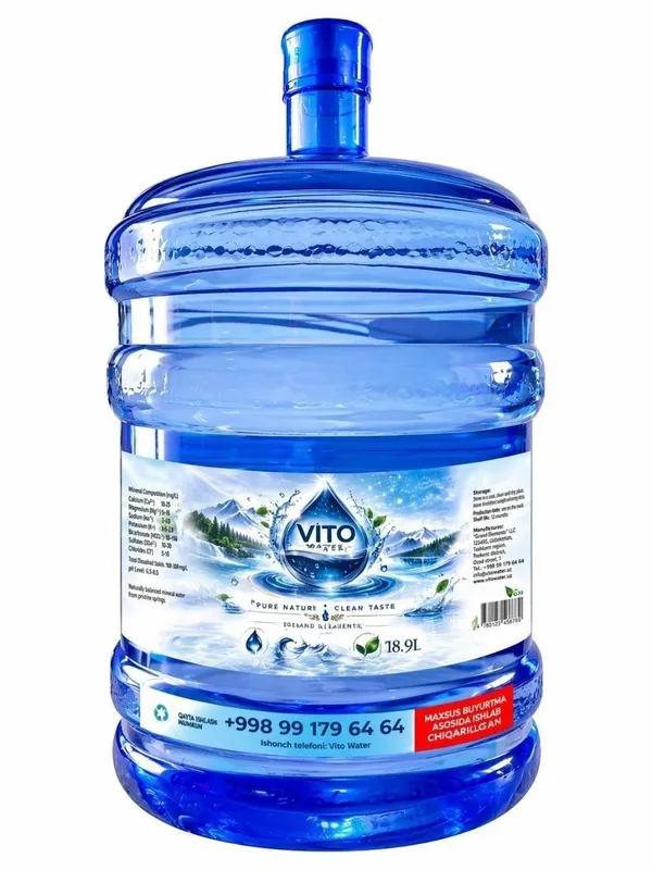 Vito water uy va ofislar uchun ideal suv