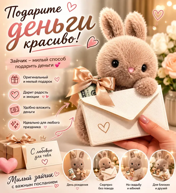 Зайчик с Конвертом 1 Зайчик с Конвертом 1