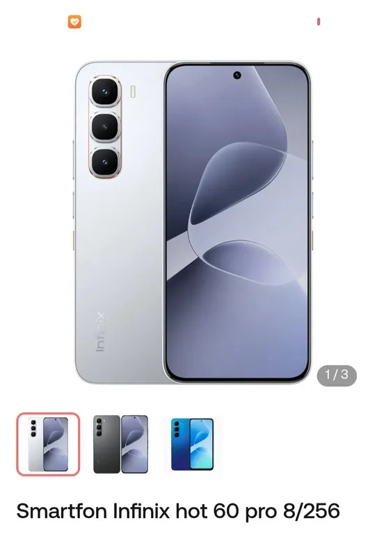 Smartfon Infinix Hot 60 pro 8/256
