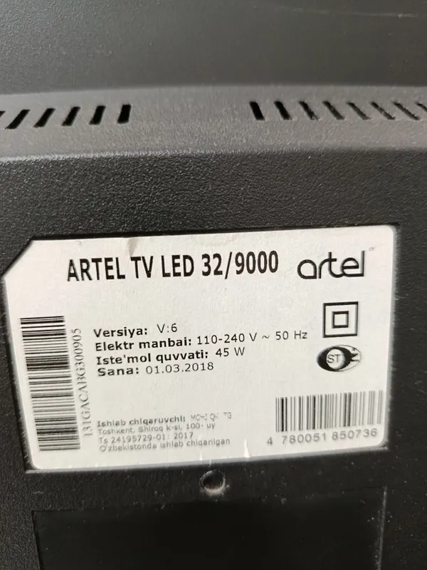 ARTEL LED 32/9000 televizori 2 ARTEL LED 32/9000 televizori 2