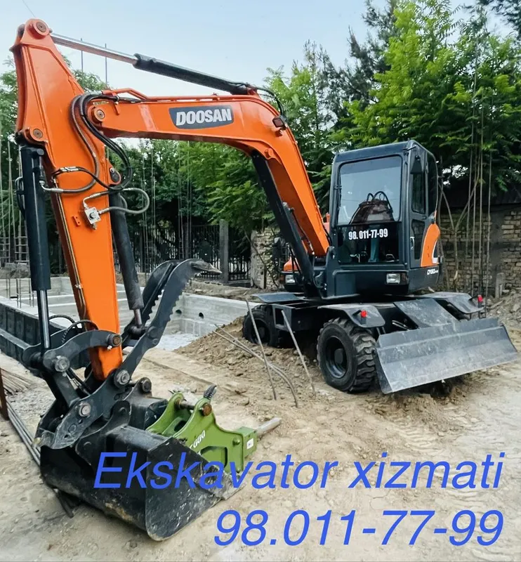 Ekskavator xizmati 1 Ekskavator xizmati 1