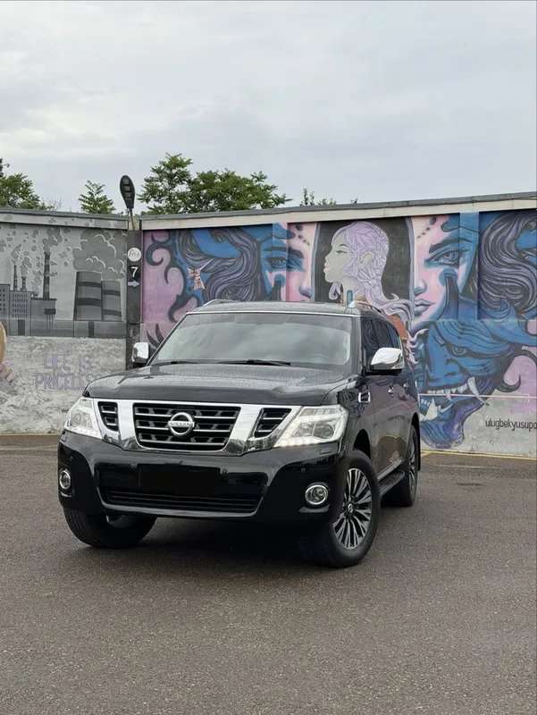 Nissan Patrol 2019 Platinum Flagman Qora — фото 1