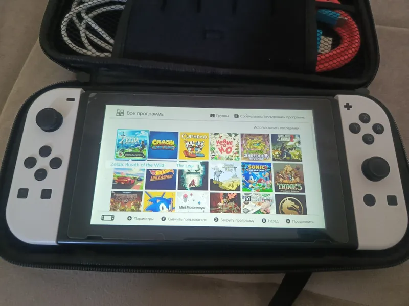 Nintendo Switch V2 +3 fleshka +oʻyinlar+garantiya — фото 2