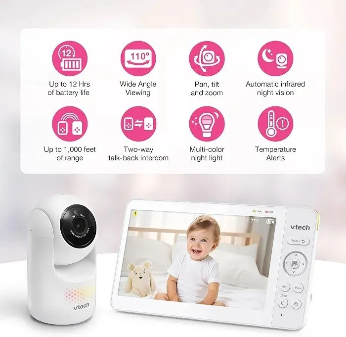 Радионяня Видеоняня Vtech Advanced HQ Max 7 inch 360 camera 2 Радионяня Видеоняня Vtech Advanced HQ Max 7 inch 360 camera 2