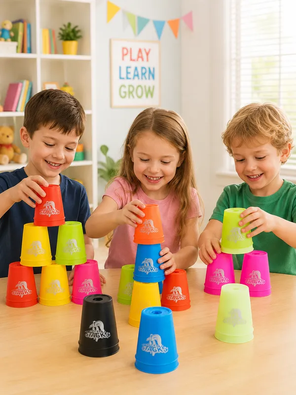 Speed Stacks rangli stakanlar o‘yini