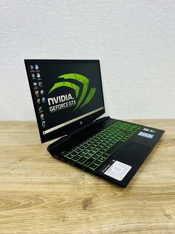 HP Gaming Core i5-10 Gen+GTX1650 Мощный, Премиум игравой ноутбук 6