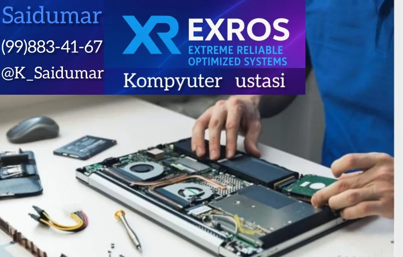 Kompyuter ta'mirlash va Windows o'rnatish — EXROS. Kompyuter ustasi 2 Kompyuter ta'mirlash va Windows o'rnatish — EXROS. Kompyuter ustasi 2