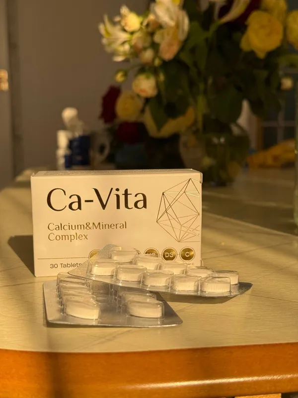 Ca-Vita — kalsiy, magniy, D3, K2 vitamini kompleksi — фото 1
