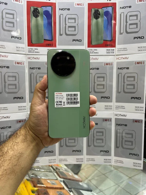 Note 18 Pro (6+10)+128GB Black, Green, Gold Note 18 Pro (6+10)+128GB Black, Green, Gold