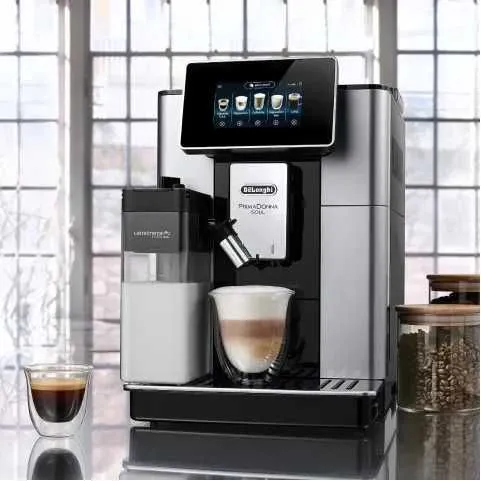 Кофемашина DeLonghi ECAM610.55SB PrimaDonna SOUL бонус DeLonghi стакан — фото 1
