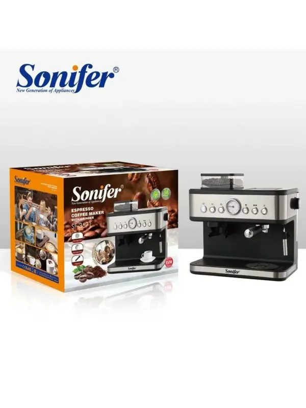 Кофеварка со встроенной кофемолкой Sonifer SF-3571 5 Кофеварка со встроенной кофемолкой Sonifer SF-3571 5