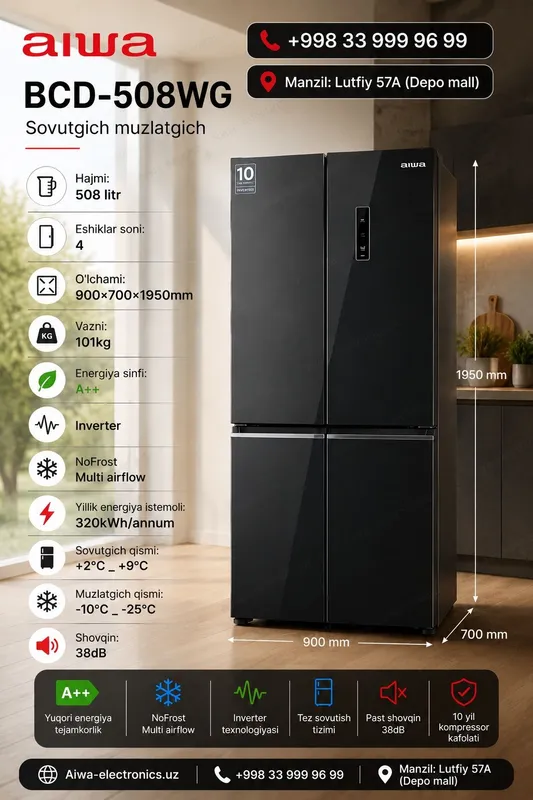 Холодильники aiwa | Sovutgich aiwa 1