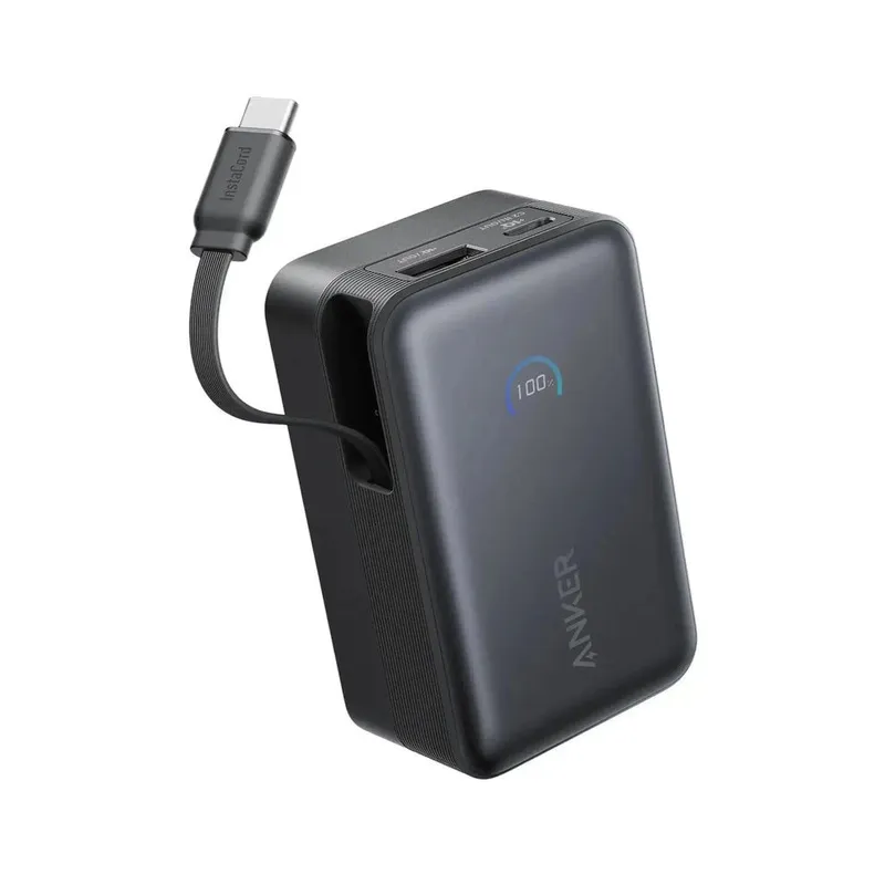 Anker Nano Power Bank 10000mAh 45W with Built-In Cable A1638 — фото 4