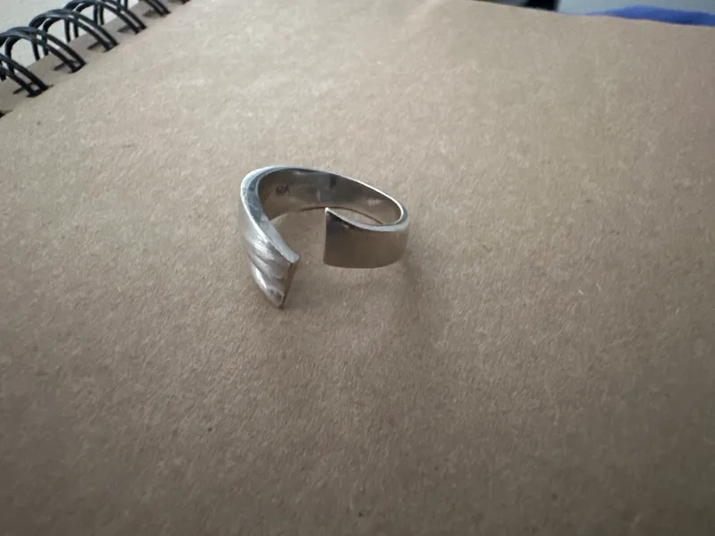 Серебряное кольцо ручной работы. 925 проба — фото 1