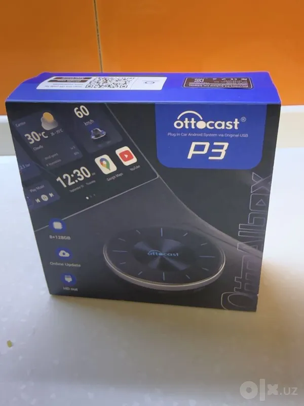 Top darajadagi CarPlay AI Box — OTTOCAST OttoAibox P3 8/128GB + HDMI 2 Top darajadagi CarPlay AI Box — OTTOCAST OttoAibox P3 8/128GB + HDMI 2