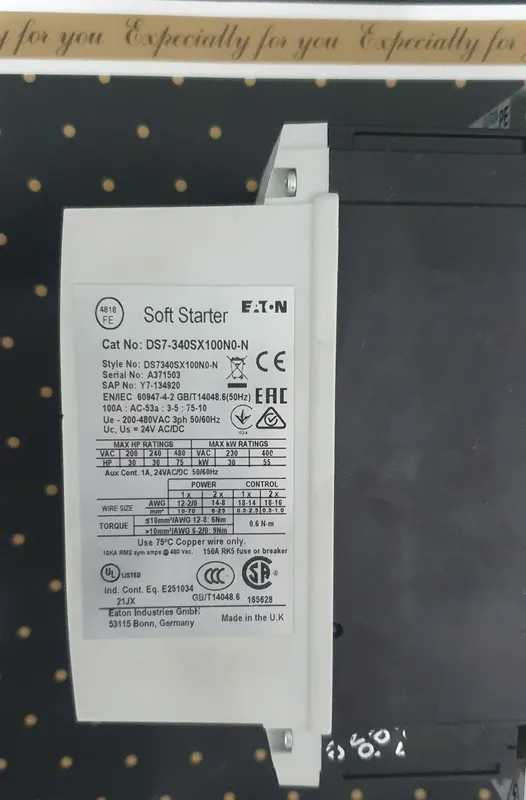 Soft starter Eaton 55 kW (100A) - DS7-340SX100N0-N 2