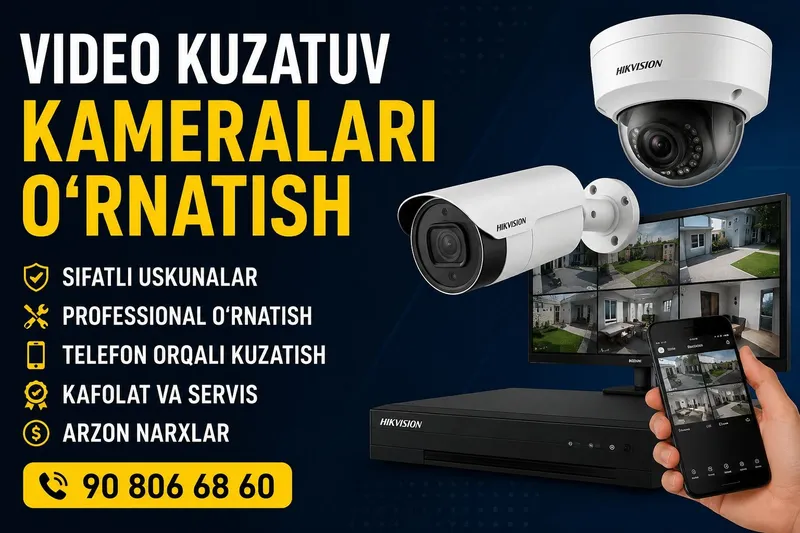 Kamera o'rnatish xizmati