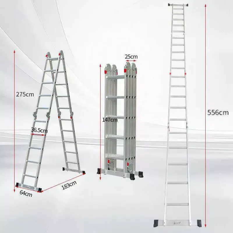 Алюминиевая лестница 4*5 Алюминиевая лестница 4*5