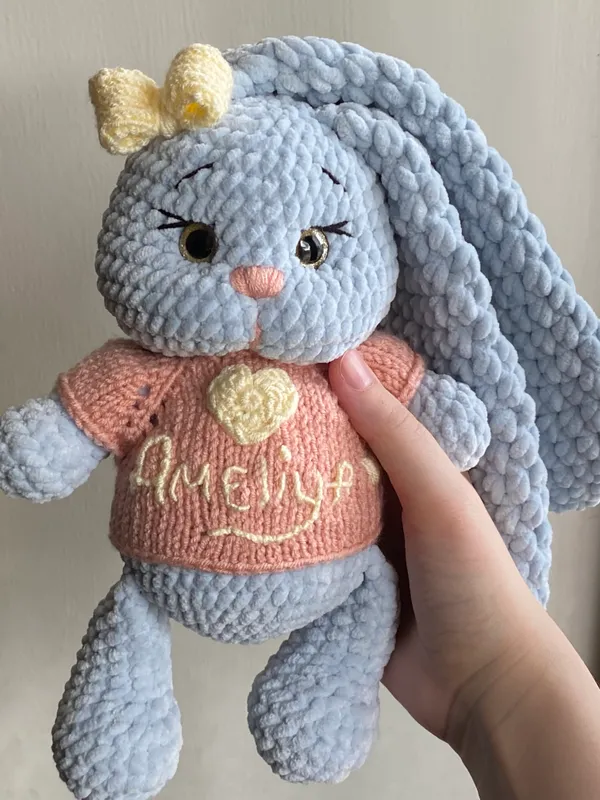 Вязаная игрушка.Именная игрушка ручной работы