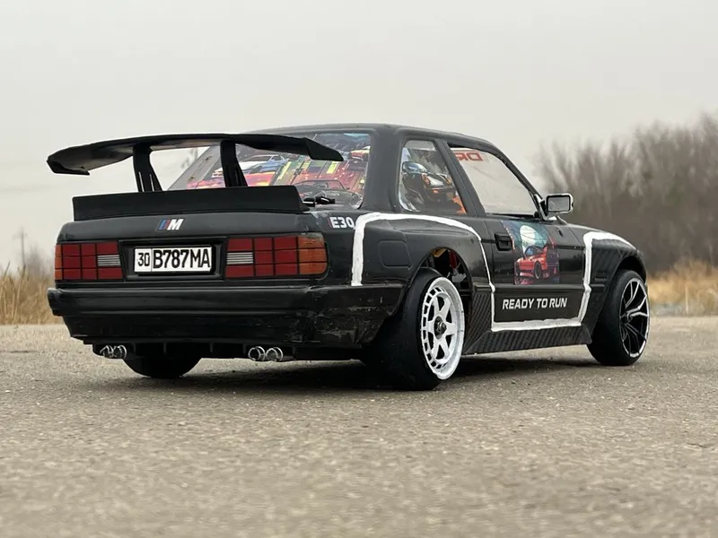 Rc BMW e30 90km/soat 1/10 masshtab 4x4 drift — фото 4