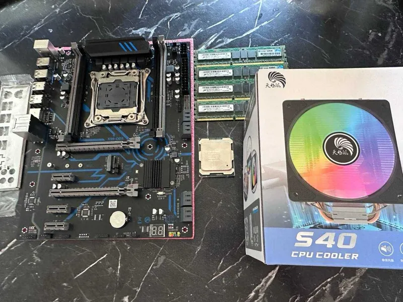 36 поточные комплекты с озу 32 гб DDR3 + куллер