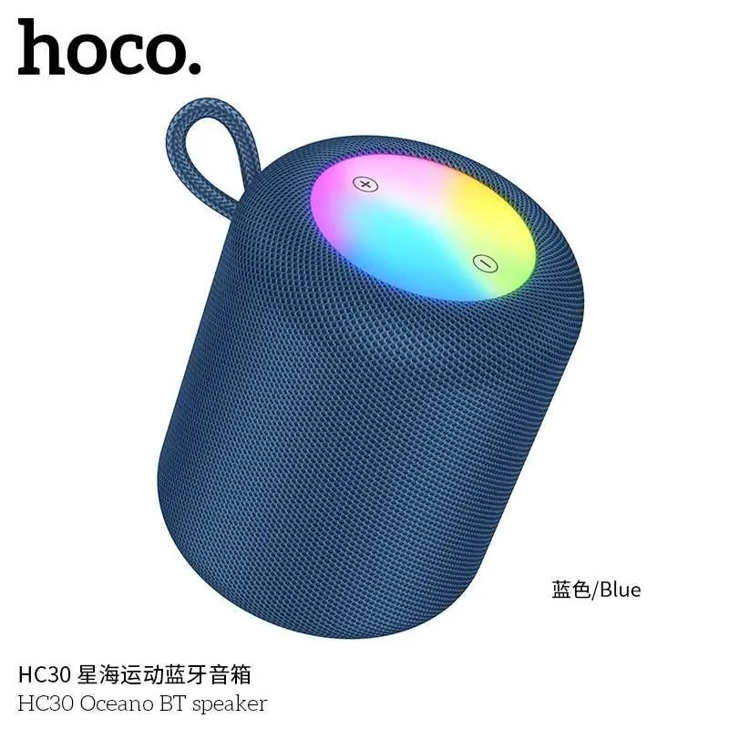 Hoco HC31 Oceano портативная колонка с цветной LED-подсветкой (IPX4) — фото 4