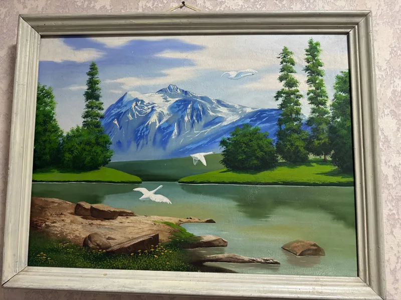 "Katta hajmdagi chiroyli manzara rasmi (65×90 sm)" — фото 1