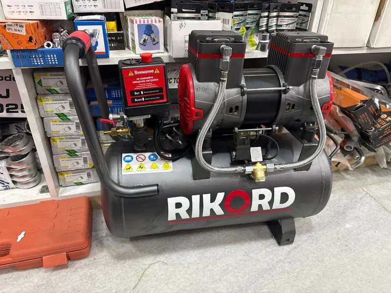 Компрессор бесшумный “Rikord” 30/50L безшумный — фото 2