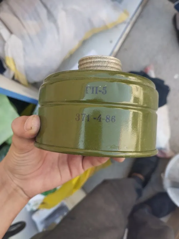 Фильтр к противогазу ГП-5, 1986, коллекционный, 20 000 сум