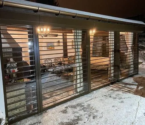 Автоматические прозрачные двери на заказ 4
